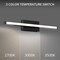 Dweled Parallax 24in LED Wall Sconce 3-CCT 2700K-3000K-3500K Set to 3000K in Black WS-73124 - alternate 2